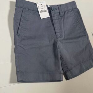 NWT J.Crew Crewcuts Boys Chino Short Blue Gray Size 4